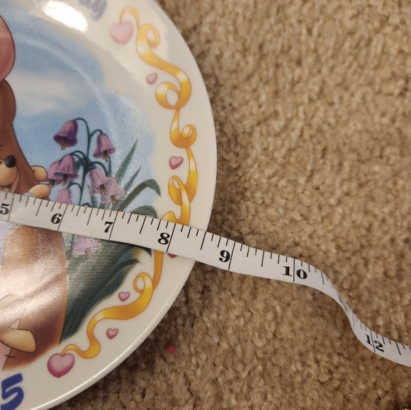 Disney Set Of 4 Mothers Day Plates Dumbo Pooh Lady Tramp Bambi Plates 8.5" - Picture 4 of 5